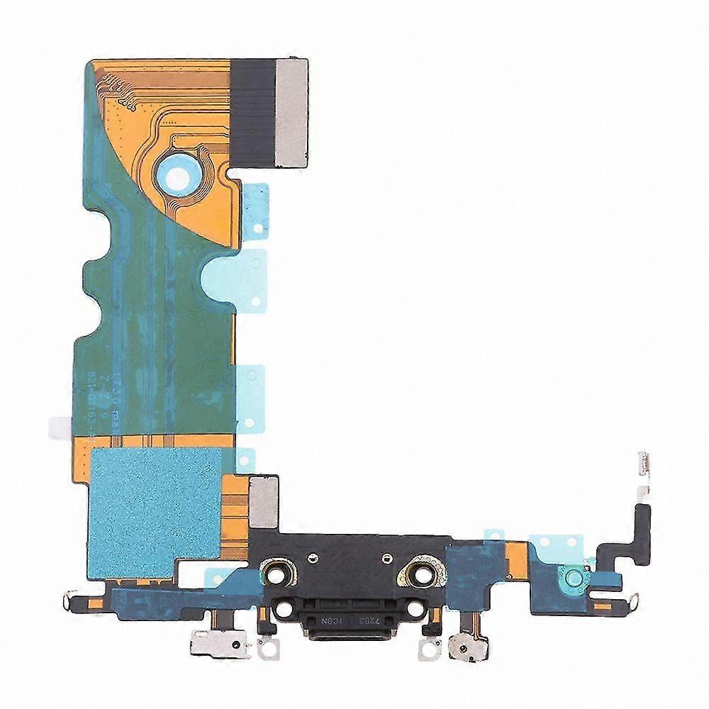 Black Charging Port Flex Cable for  8 Dock Connector Replacement