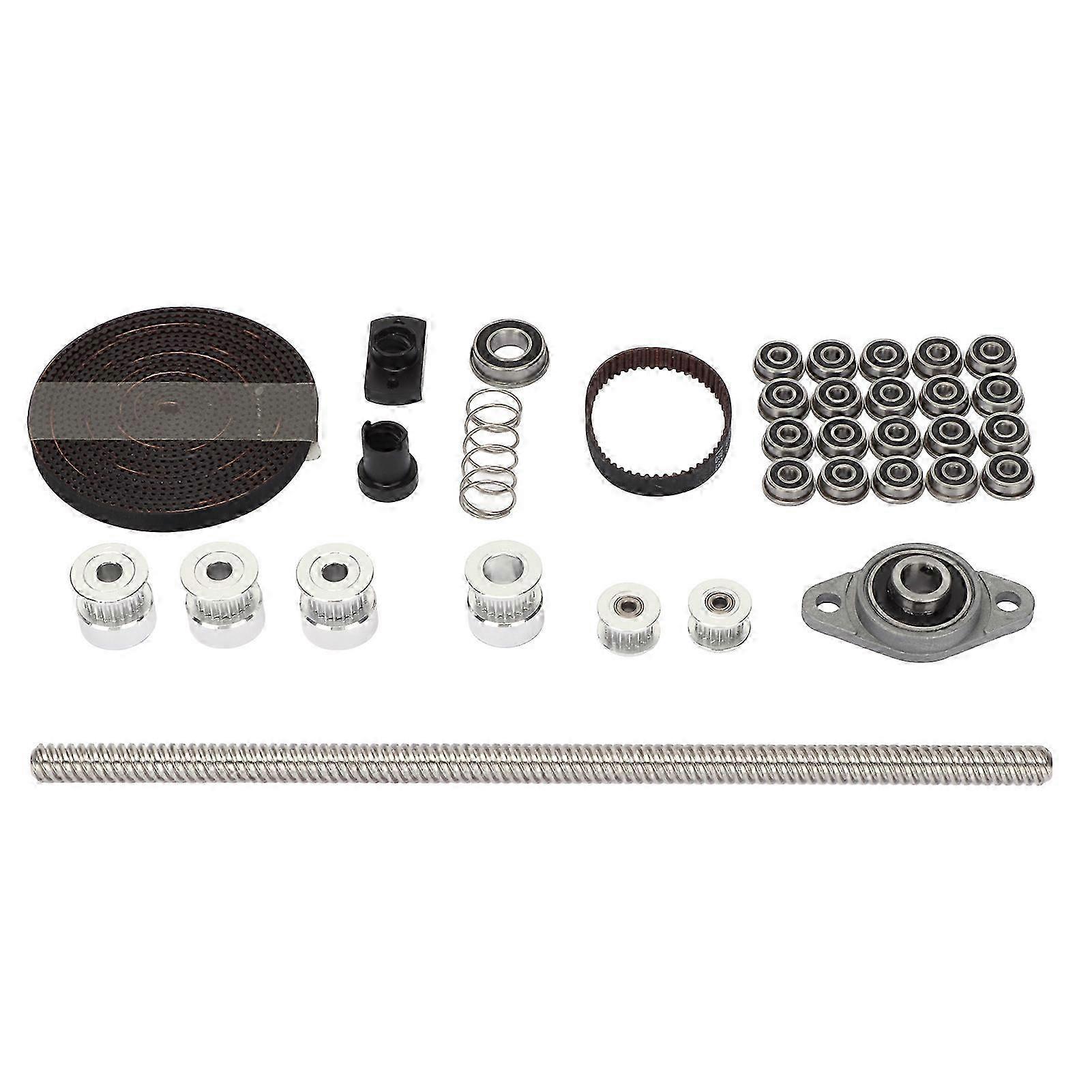 3D Printer Belt Drive Kit 3D Printer Drive Upgrade Kit Replacement Accessories for Voron V0 GT2 2025