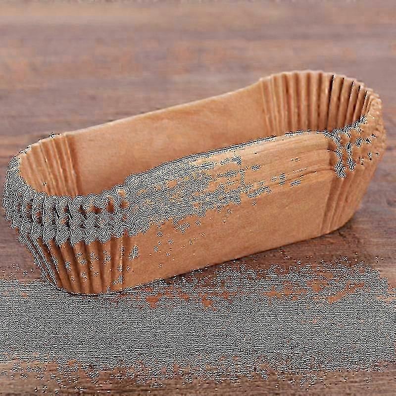 50pcs Baking Paper Liners Straight Loaf Tin Baking Parchment Paper Liners Loaf Tin S2024123013065