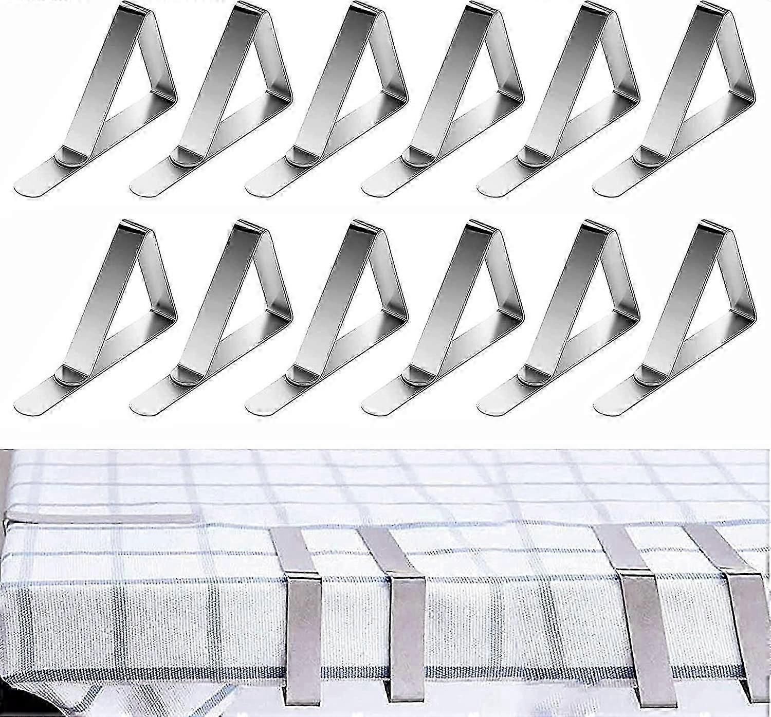 12 قطعة مفرش المائدة مقاطع الفولاذ المقاوم للصدأ مفرش المائدة مقاطع قابل للتعديل في الهواء الطلق مفرش المائدة مقاطع الفولاذ المقاوم للصدأ مفرش المائدة مضادة للانزلاق ل kitche