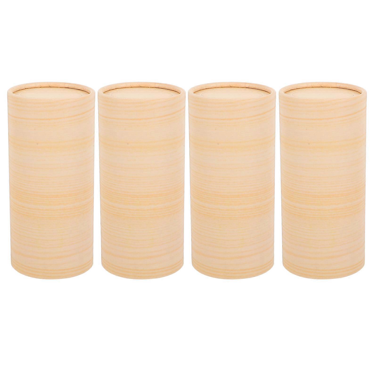 Car Tissue Cylinder Tube for Car Use with Refillable Design 4Pcs Set