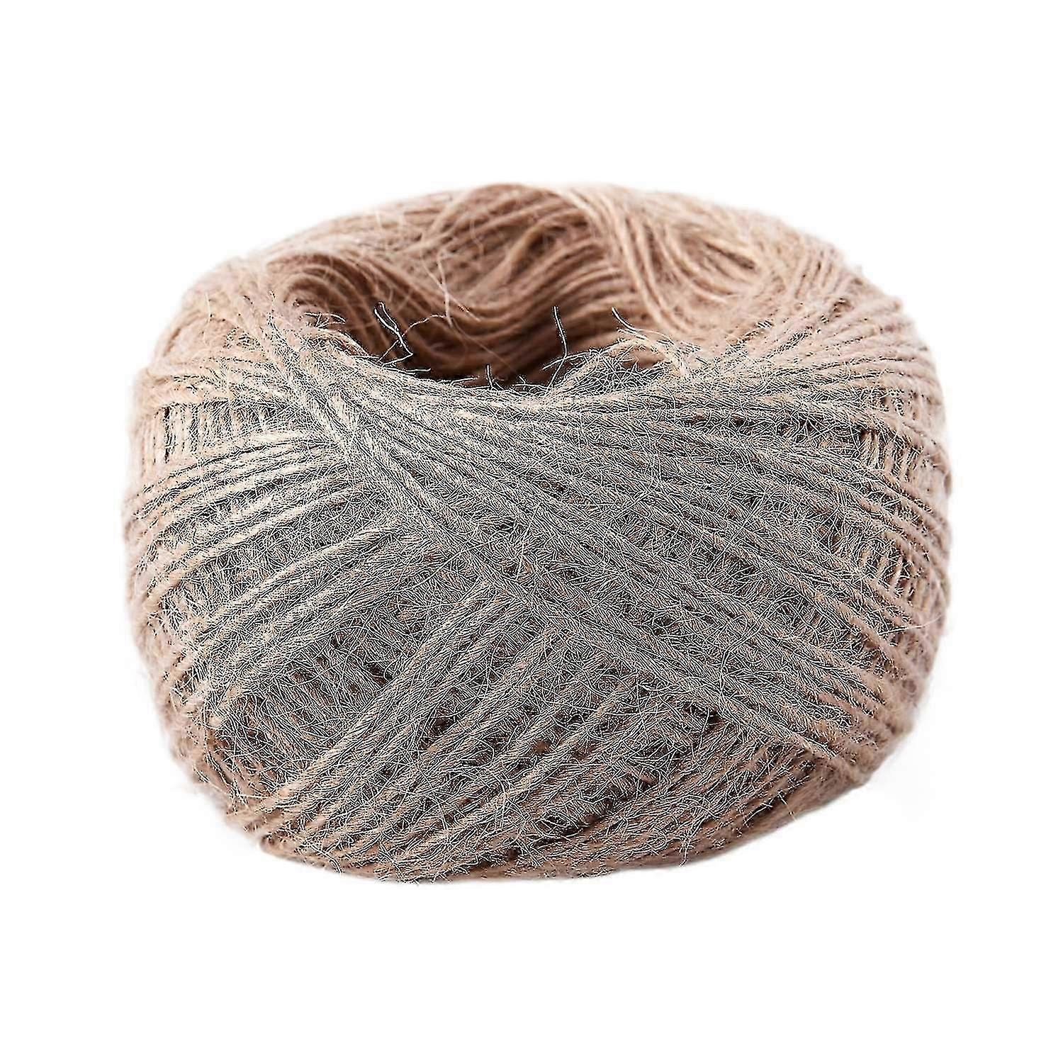 100 Meter - Natural Textured Hessian Twine String 1mm