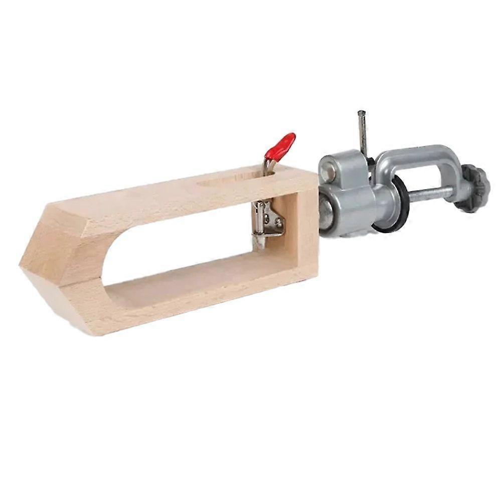 Leather Stitching 360 Rotation Universal Rotatable Adjustment Leather Speedy Sewing Wooden Clamp Le