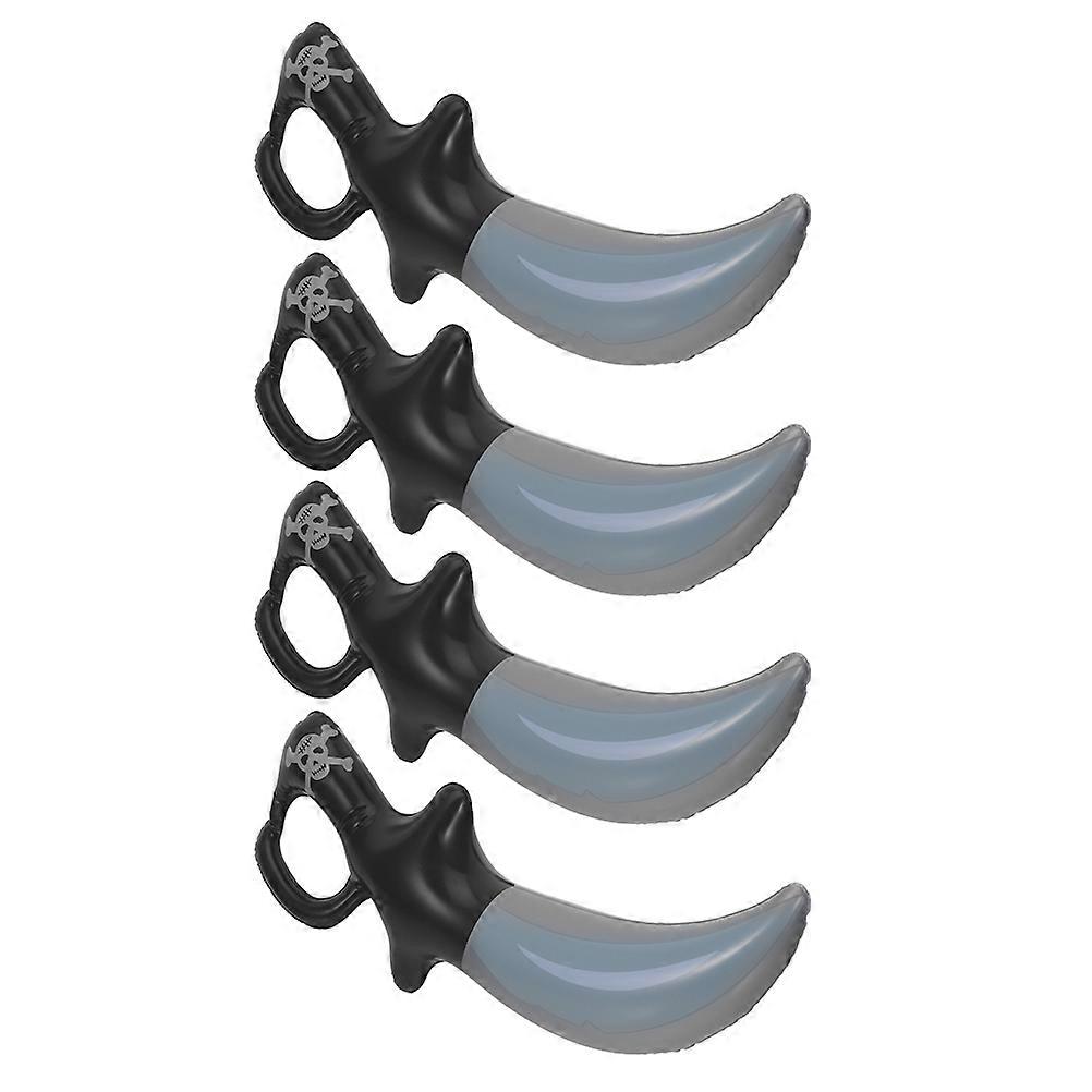 Pirate Inflatable for Party 20Pcs Black PVC Balloon Props