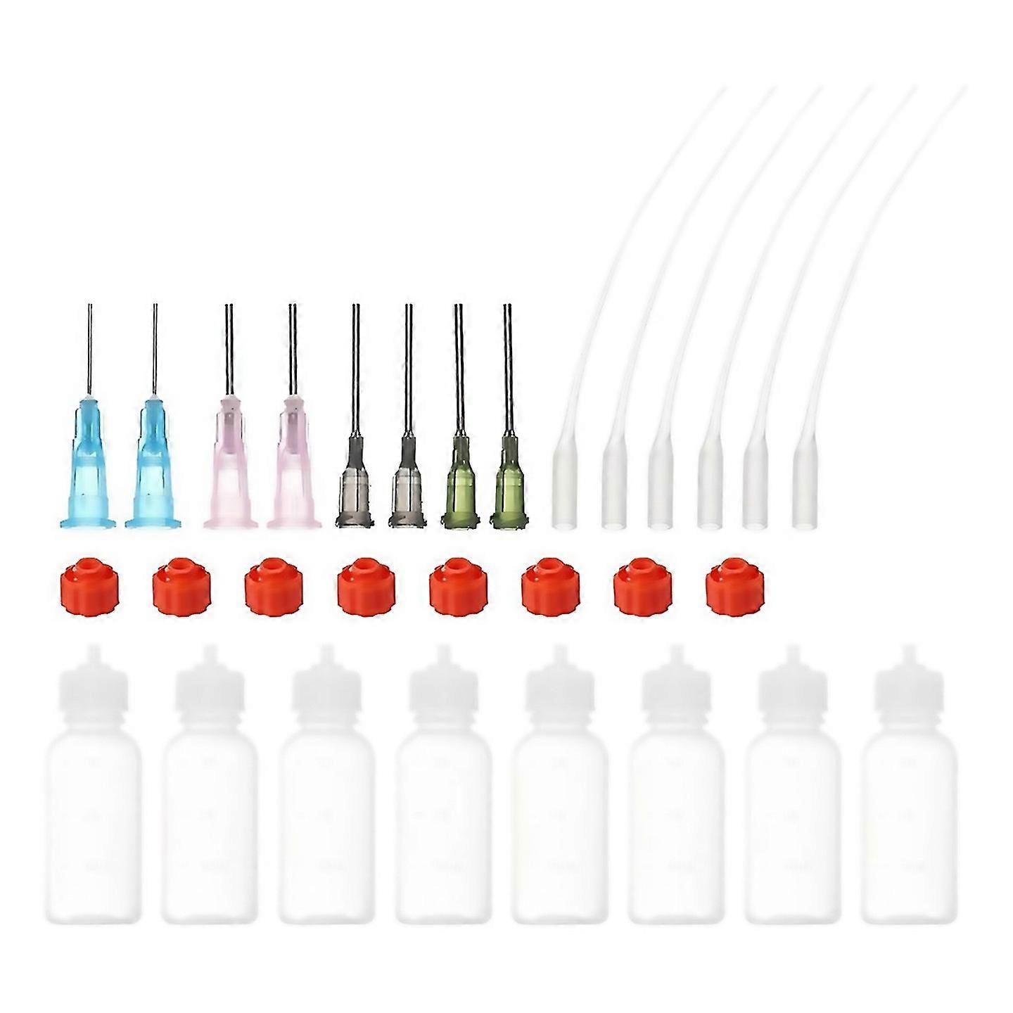 For 8pcs 30ml Needle Tip Squeeze Bottle Small Squeeze Bottles