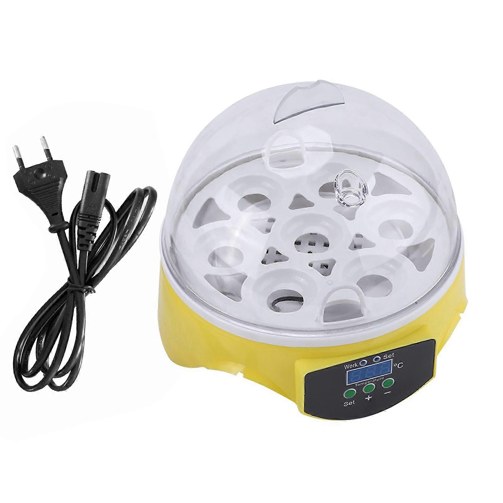 Breeder 7 Eggs Display Digital Incubator with Temperature Control Hatching