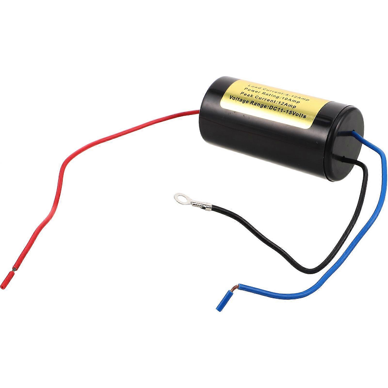 Noise Filter: 10 AMP HUM Filter Engine Suppressor - Noise Suppressor Stereo Car Audio Part Compatible with Multiple Car Models