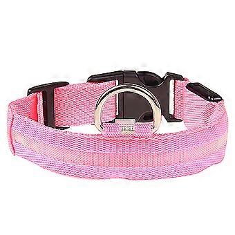 Nackengurt Verstellbares Regenabweisendes Nylon-LED-Hundehalsband