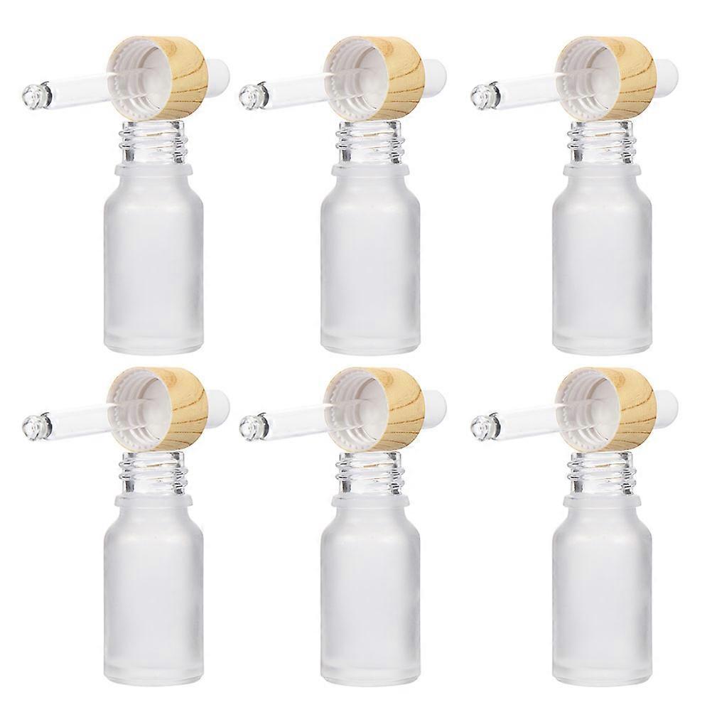 Essential Oil Glass Bottle for Dropper Use 6Pcs 10ml Refillable Set