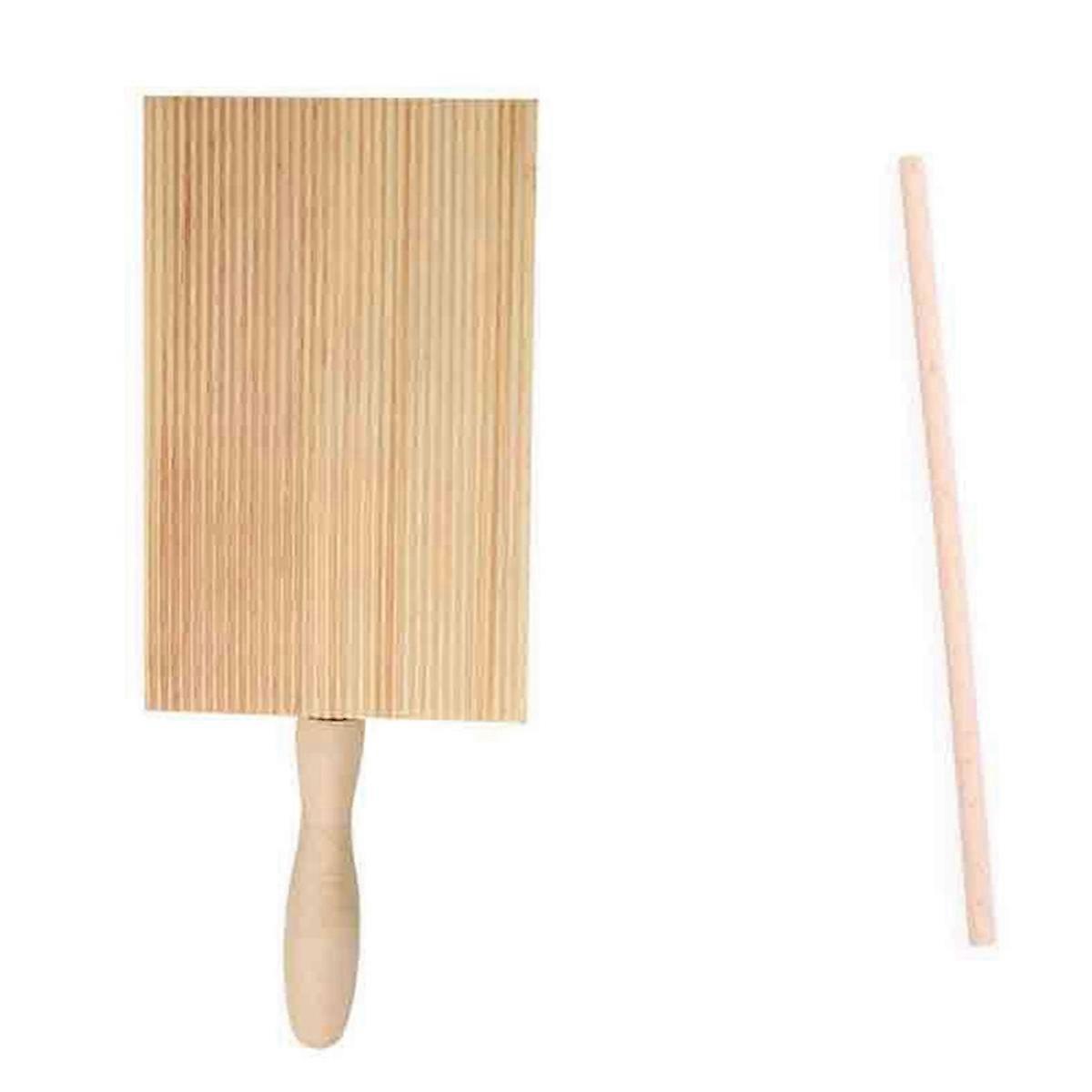 Italian Gnocchi Board Wood Kitchen Baking Tool