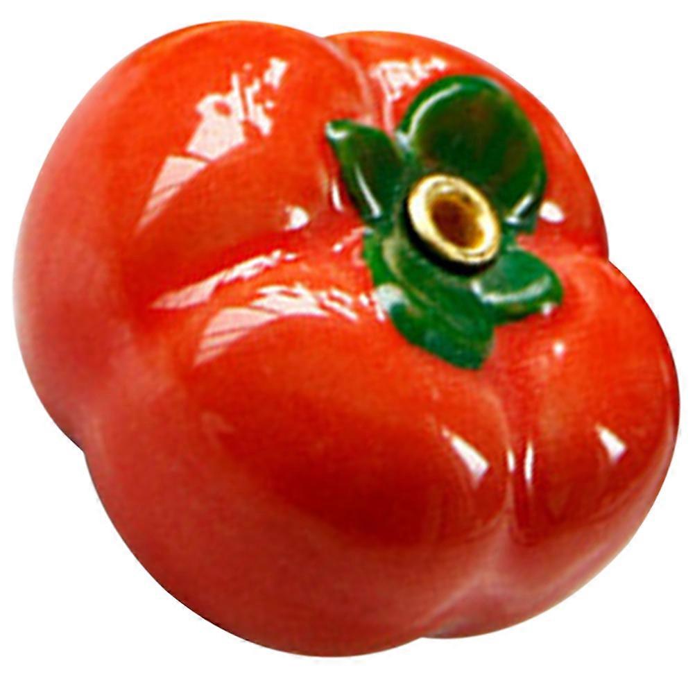 Incense Stick Holder Ceramic Tomato Shape for Meditation 2Pcs