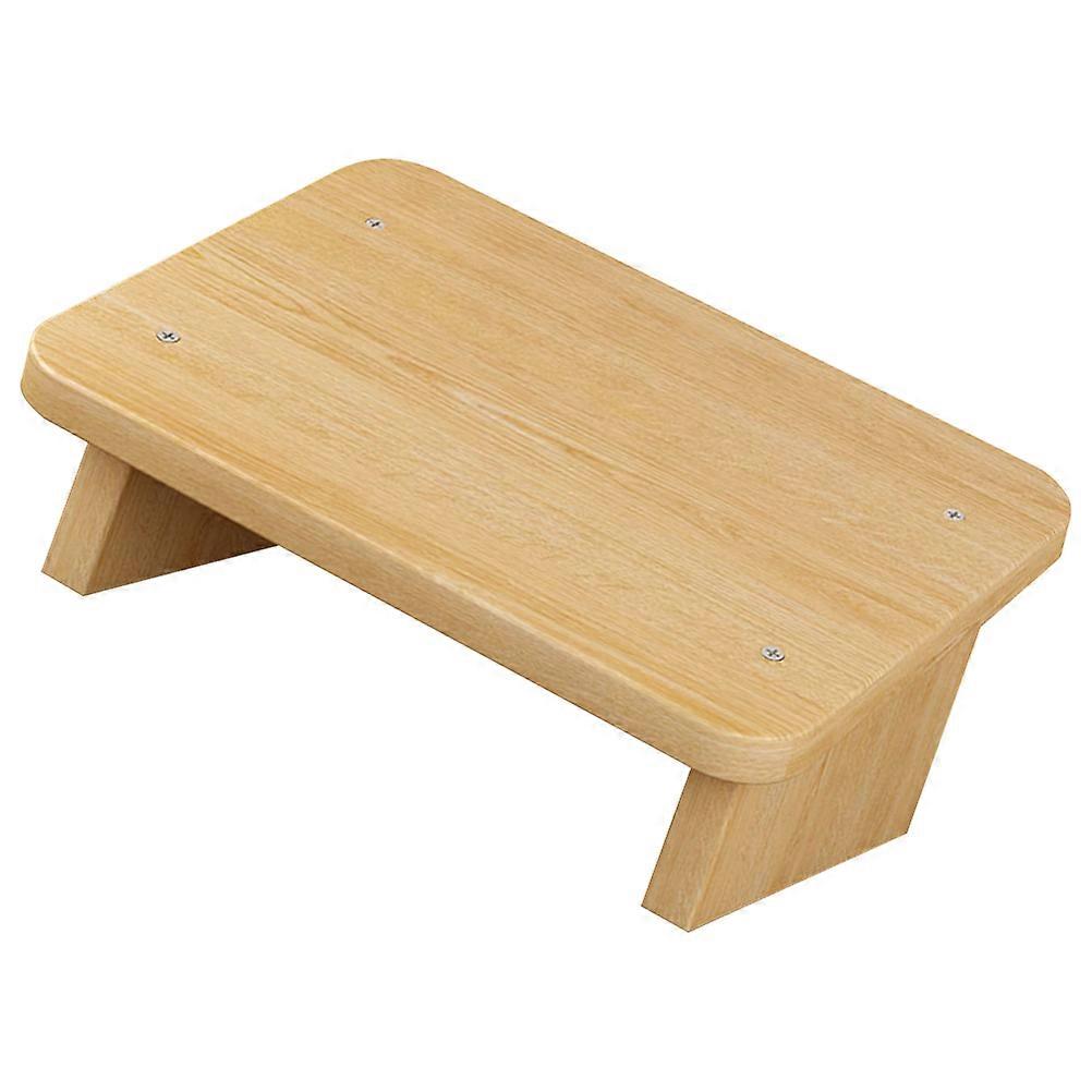 Portable Wood Step Stool for Office Desk Footrest Small Step Ladder
