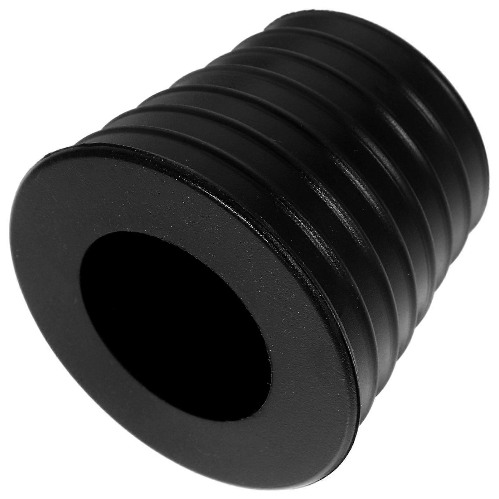 Umbrella Wedge Plug Set For Patio Table Outdoor Use Rubber Material Black 2 Sets