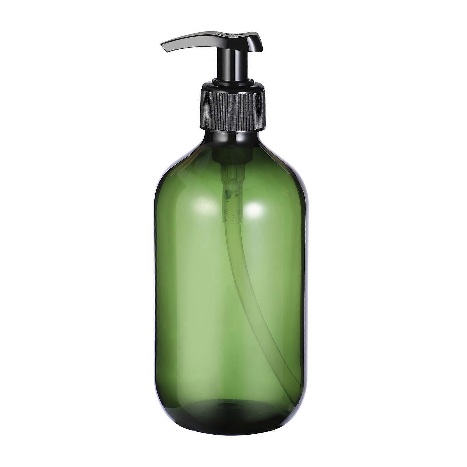 Pump Bottle Empty Shampoo Bottle for Lotion Storage 3Pcs Green Versatile Container