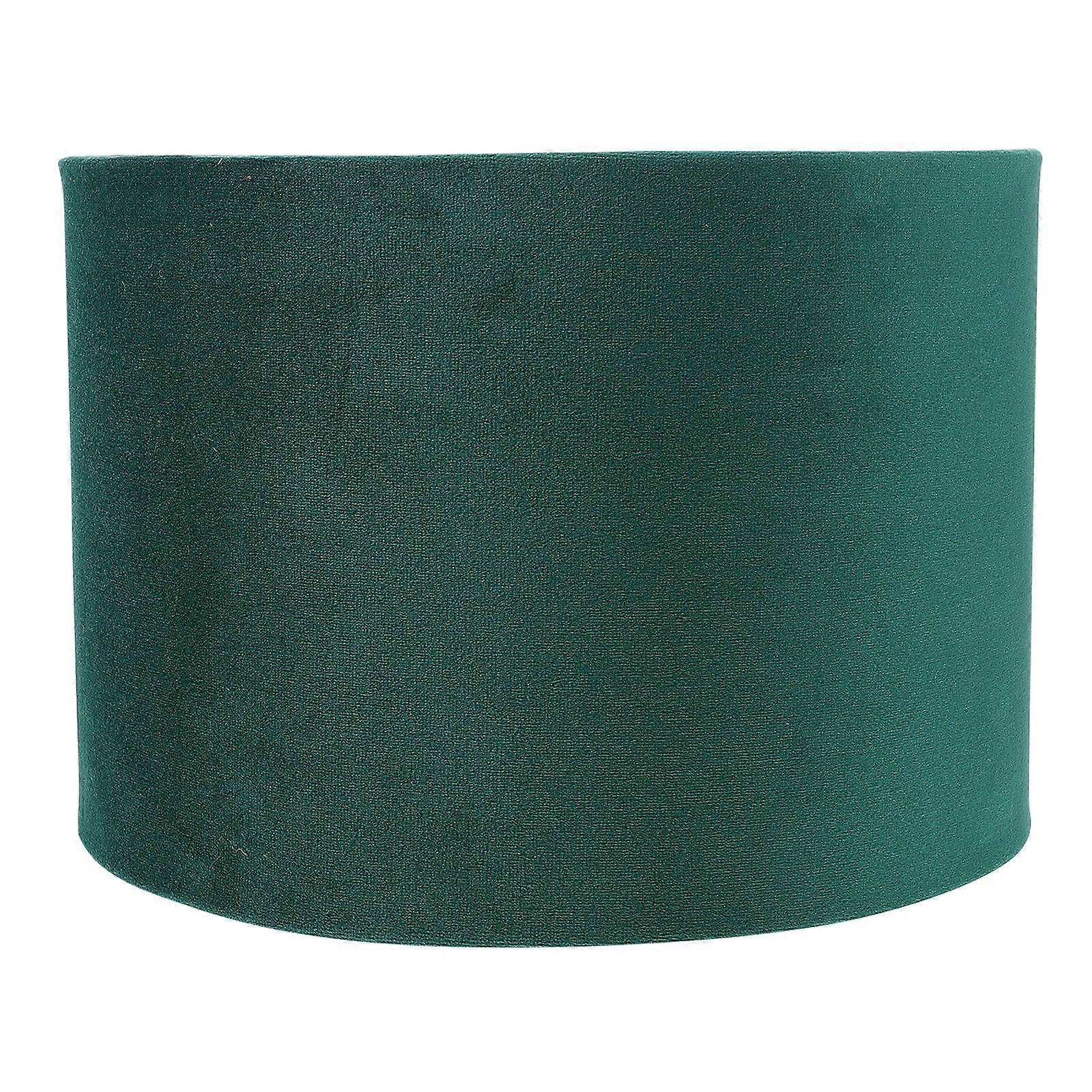 Bedside Light Shell Velour Lampshade for Decor 2Pcs Green Home Accessory