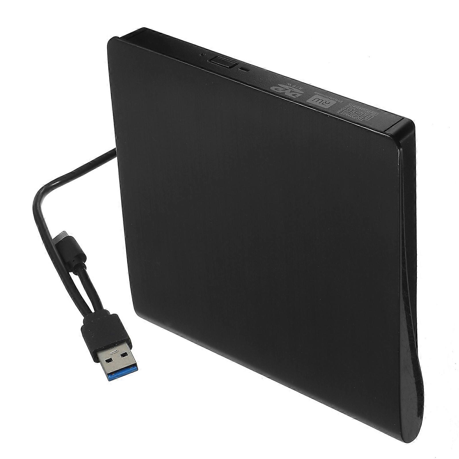 External Cd Drive USB Dvd Player for Computer Use 2Pcs Black Optical Drive