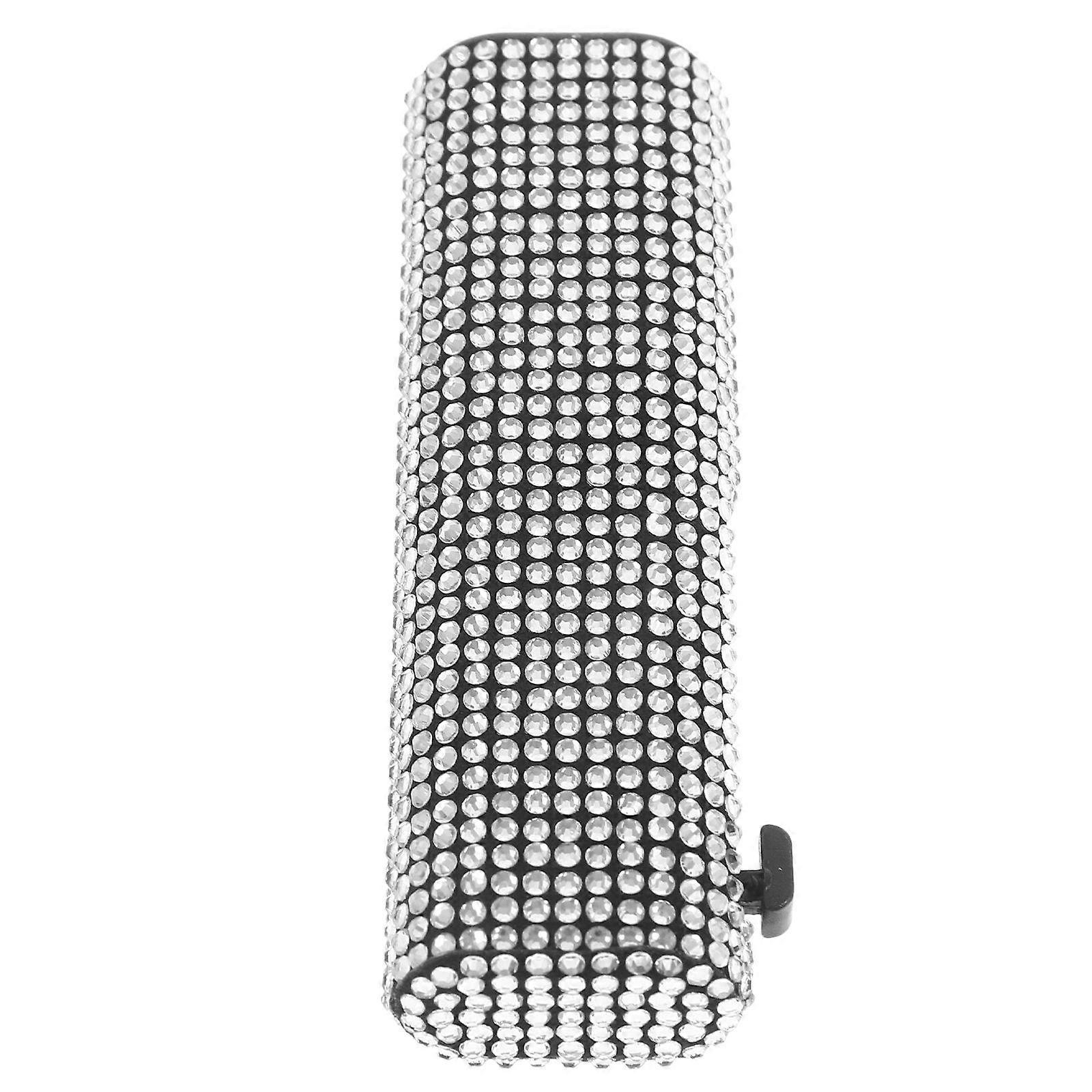 Durable Car Cleaning Brush 2Pcs Silver Plastic Design For Car Interior Dusting Ergonomic Handle For Easy Use