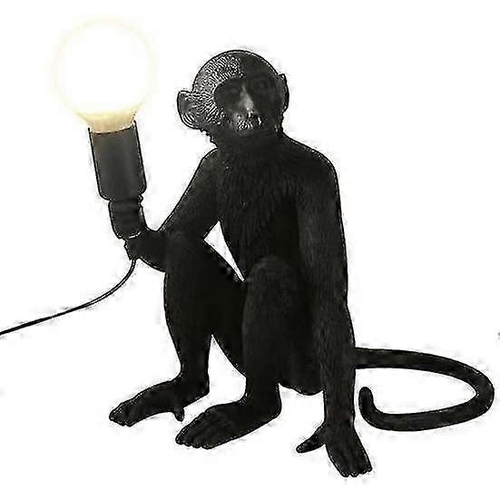 Table Light Attractive Decorative Resin Sitting Monkey Lighting Desk LED Lamp Ornament for Home 2025