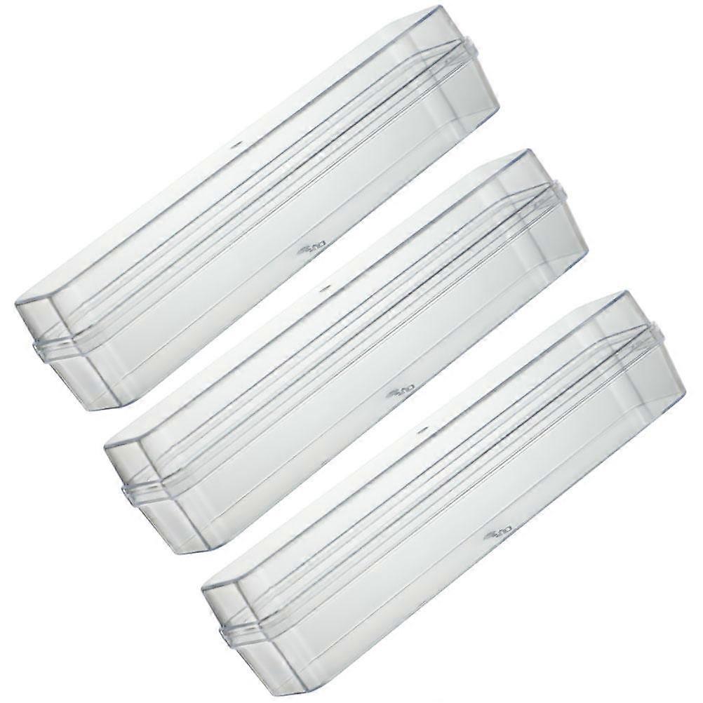 Candy Boxes 3Pcs Transparent Nougat Boxes For Gift Giving Home Use Storage 6.68X1.57X1.38inch