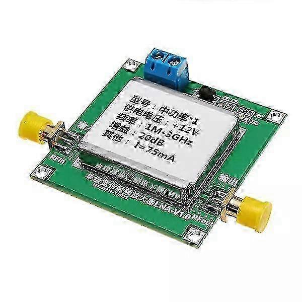 RF Broadband Amplifier LNA 0.01-2000MHz Gain 20dB Radio Gain Low Noise Amp New