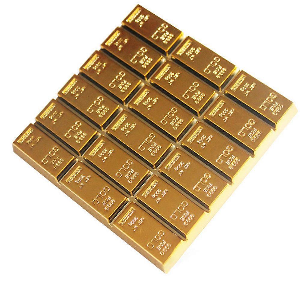 Golden Coaster 8Pcs Rectangular Design For Home Cafe Restaurant Use With Heat Insulation Feature