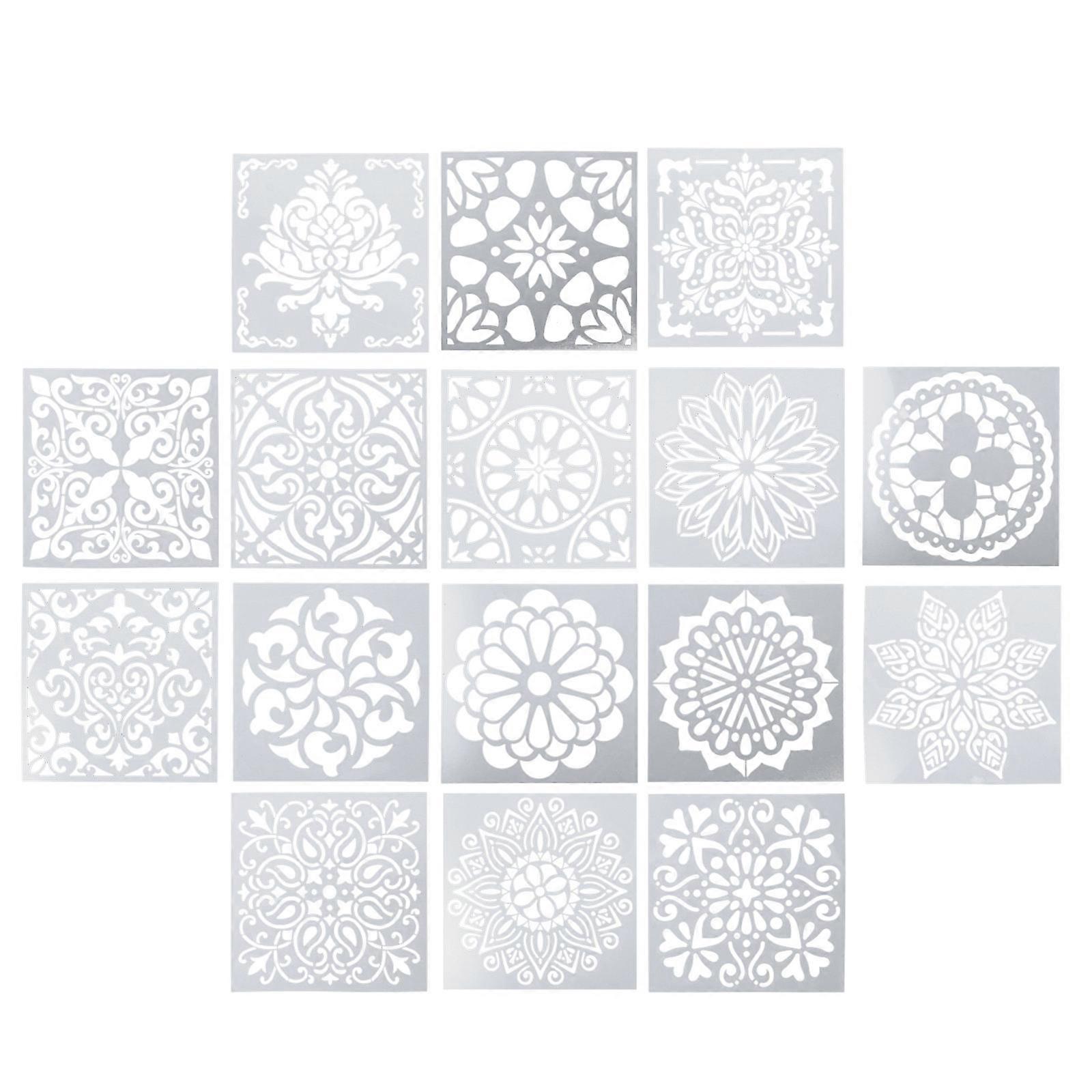 Mandala Stencil 48Pcs for Painting Template and DIY Craft Projects