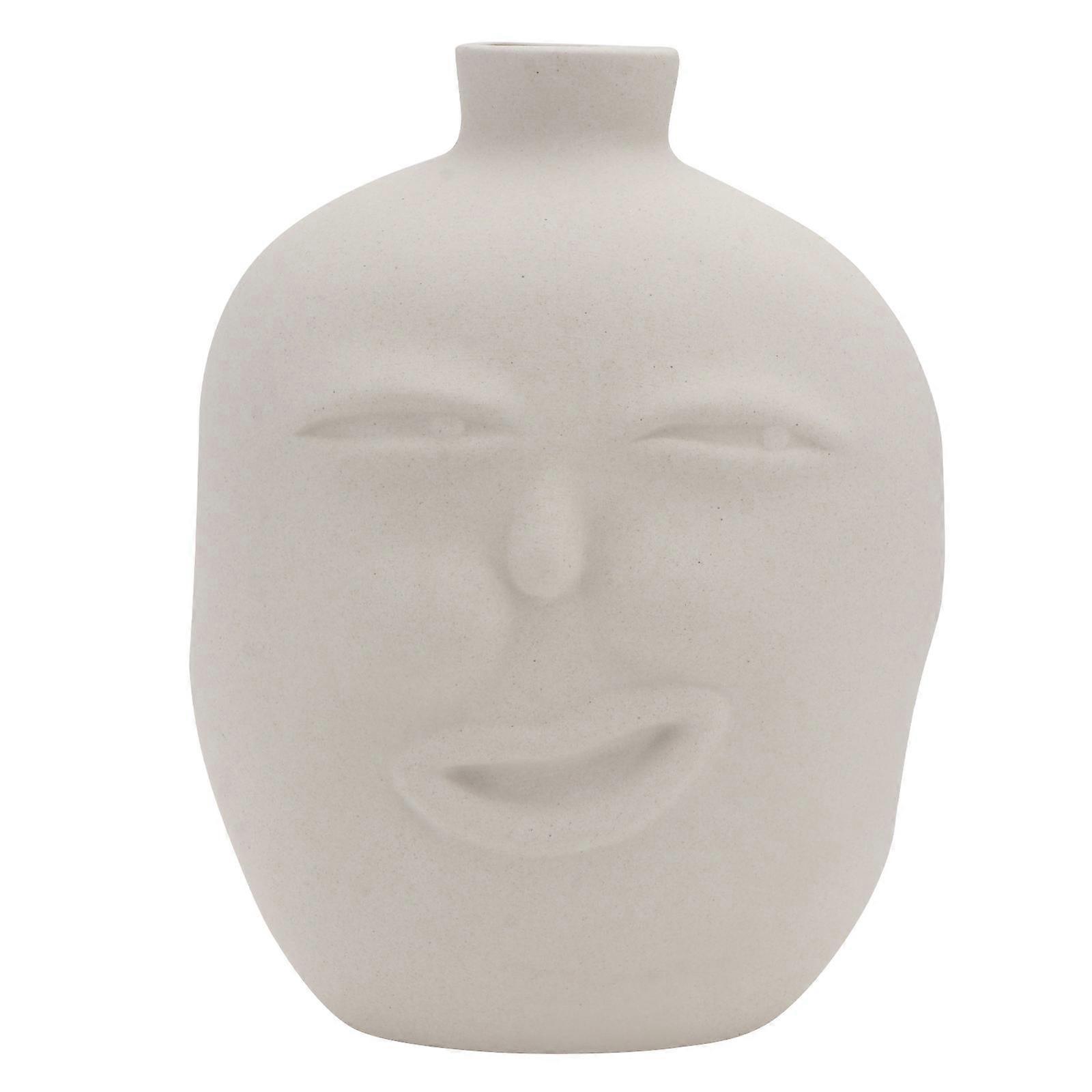 Ceramic Nordic Creative Flower Vase for Decorative Use 2Pcs Grey