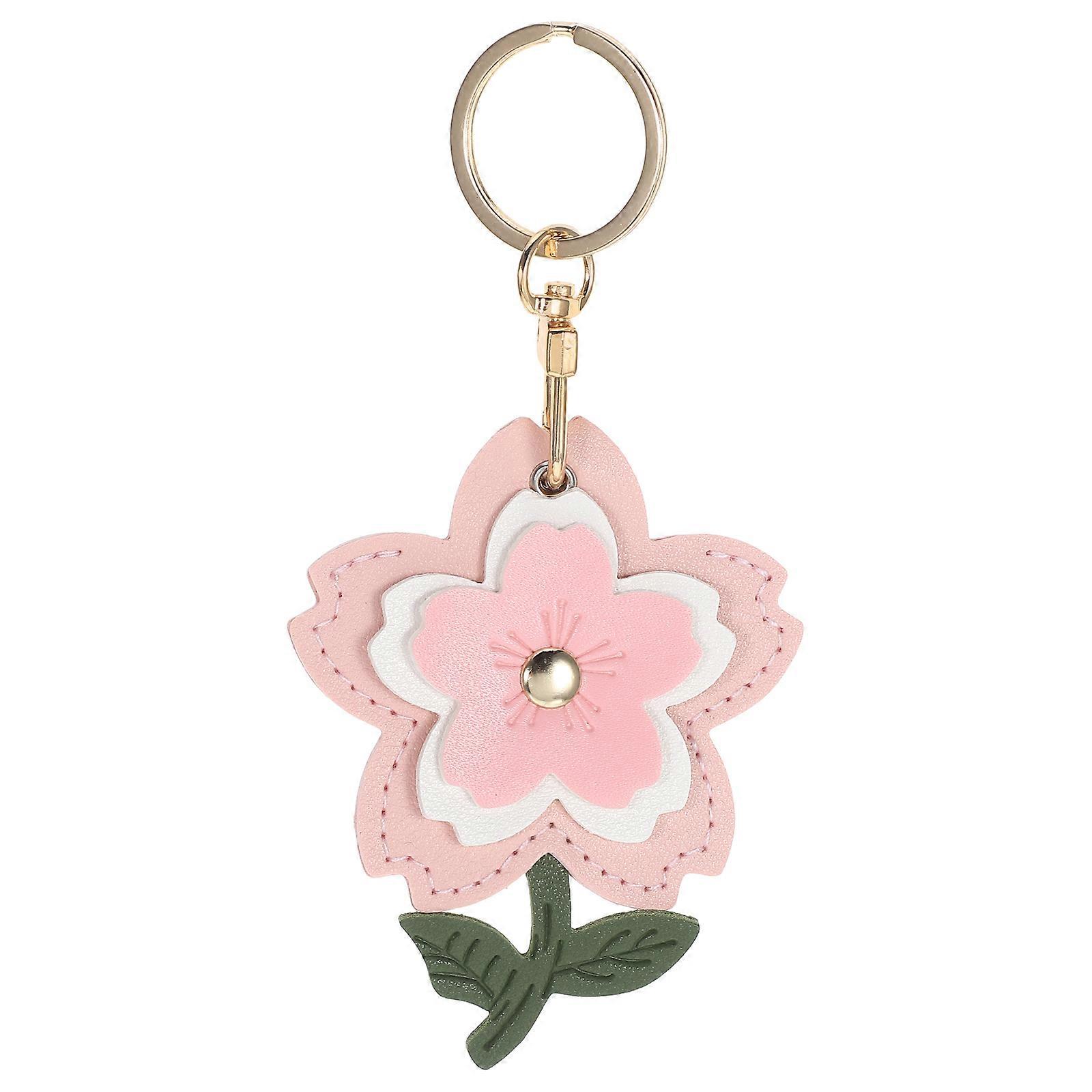 Blossom Keychain for Car Keys Protective Case 5Pcs Bag Pendant