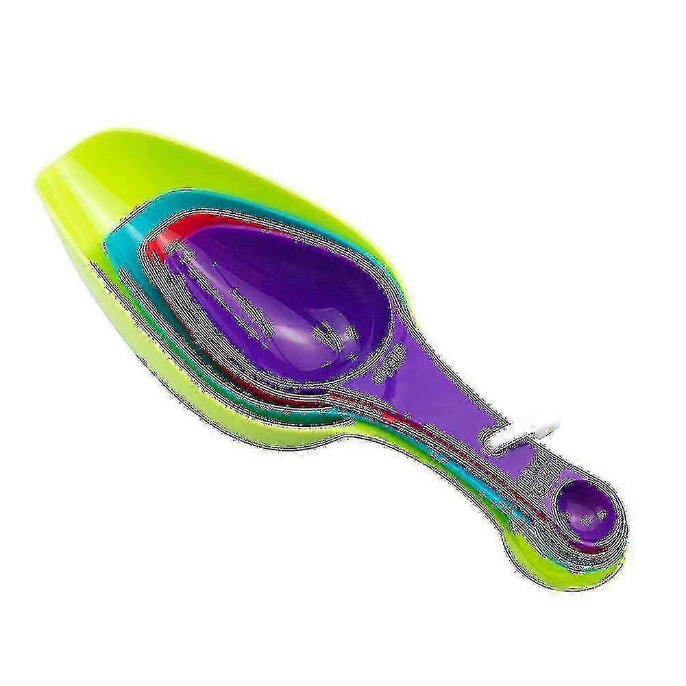 Kitchen Measuring Cups And Spoons Set - 4 Pcs Flour Baking Cooking Coffee Plastic Tools