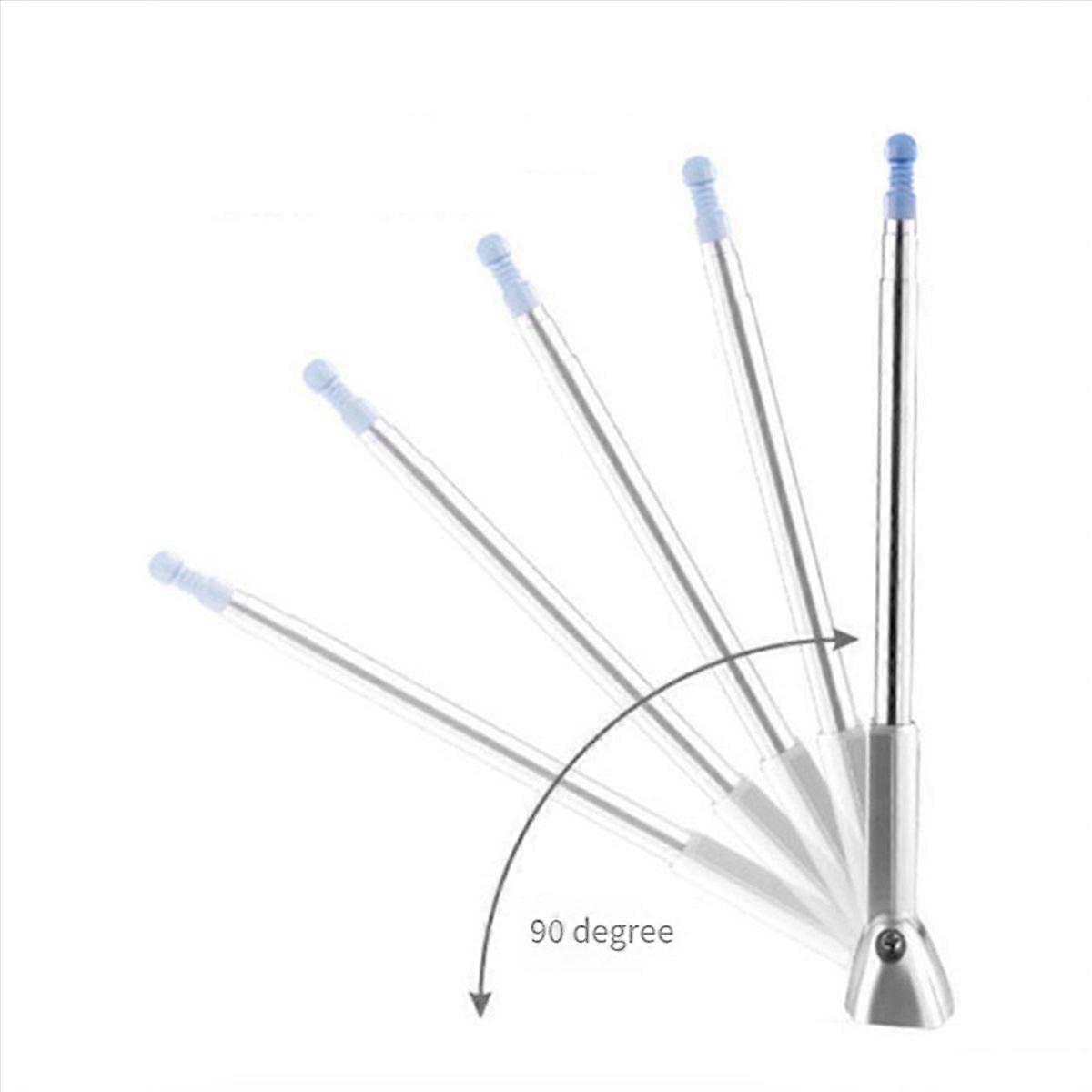 2X Adjustable Telescopic Three Section Flagpole Car Mounted Telescopic -6623