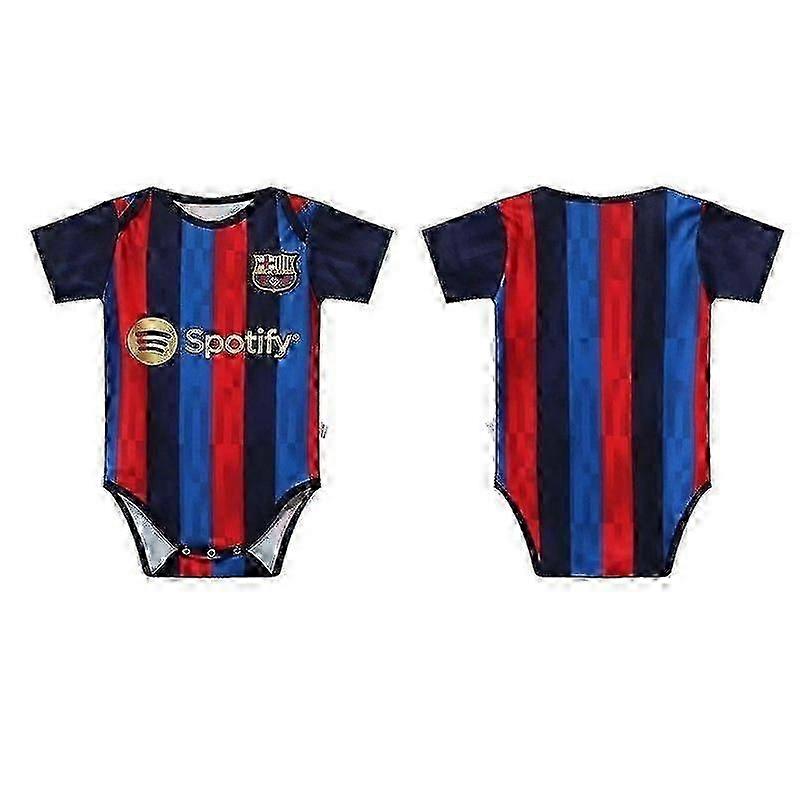 2022-2023ユニークな幼児ベビーサッカージャージー半袖ジャンプスーツ6-18ヶ月