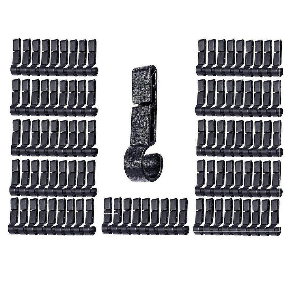 100Pcs Helmet Clips for Head Light Lamp,Hard Hat Accessories
