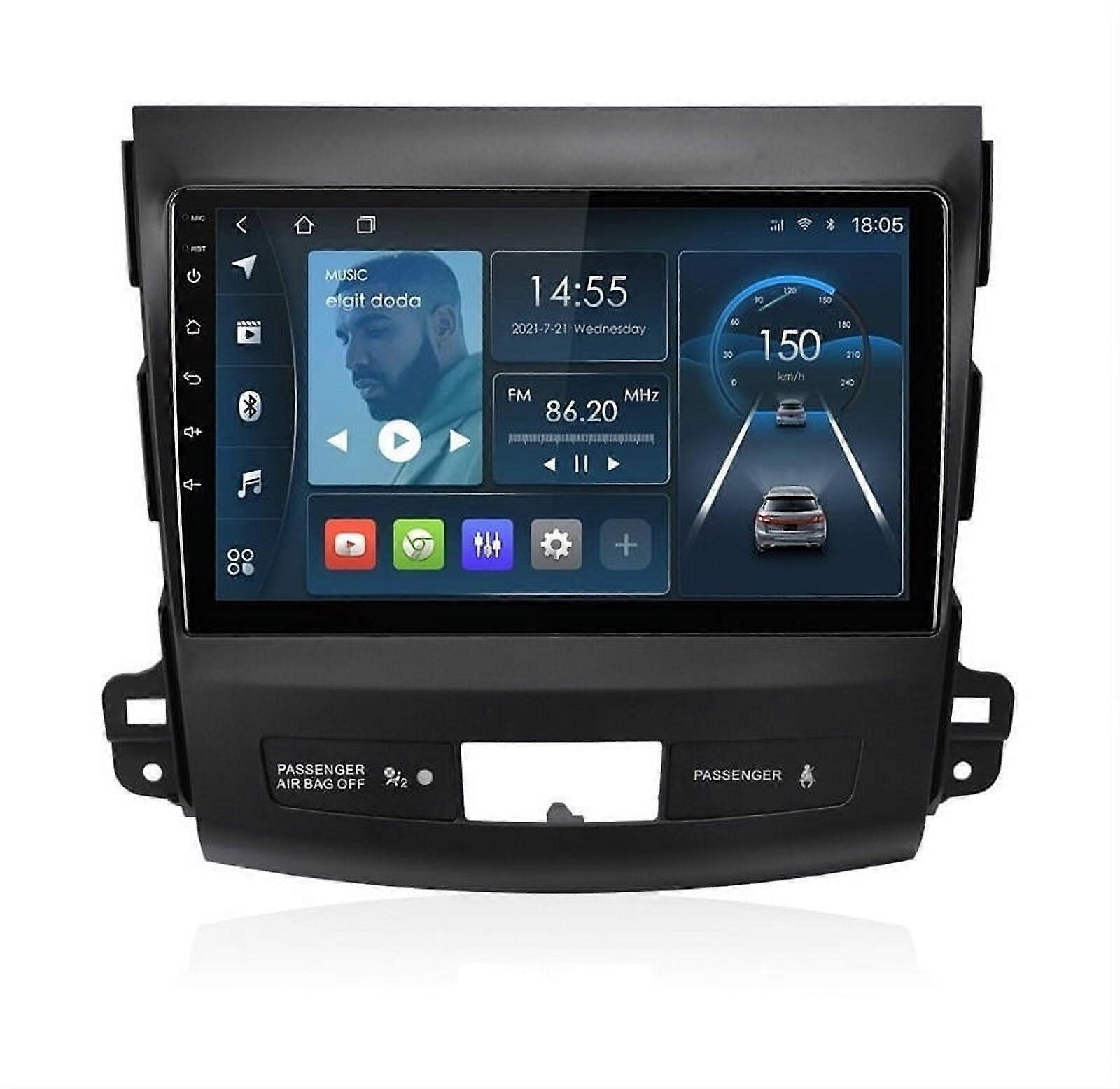  Stereo Radio 2+32gb for Mitsubishi/outlander 2007-2012