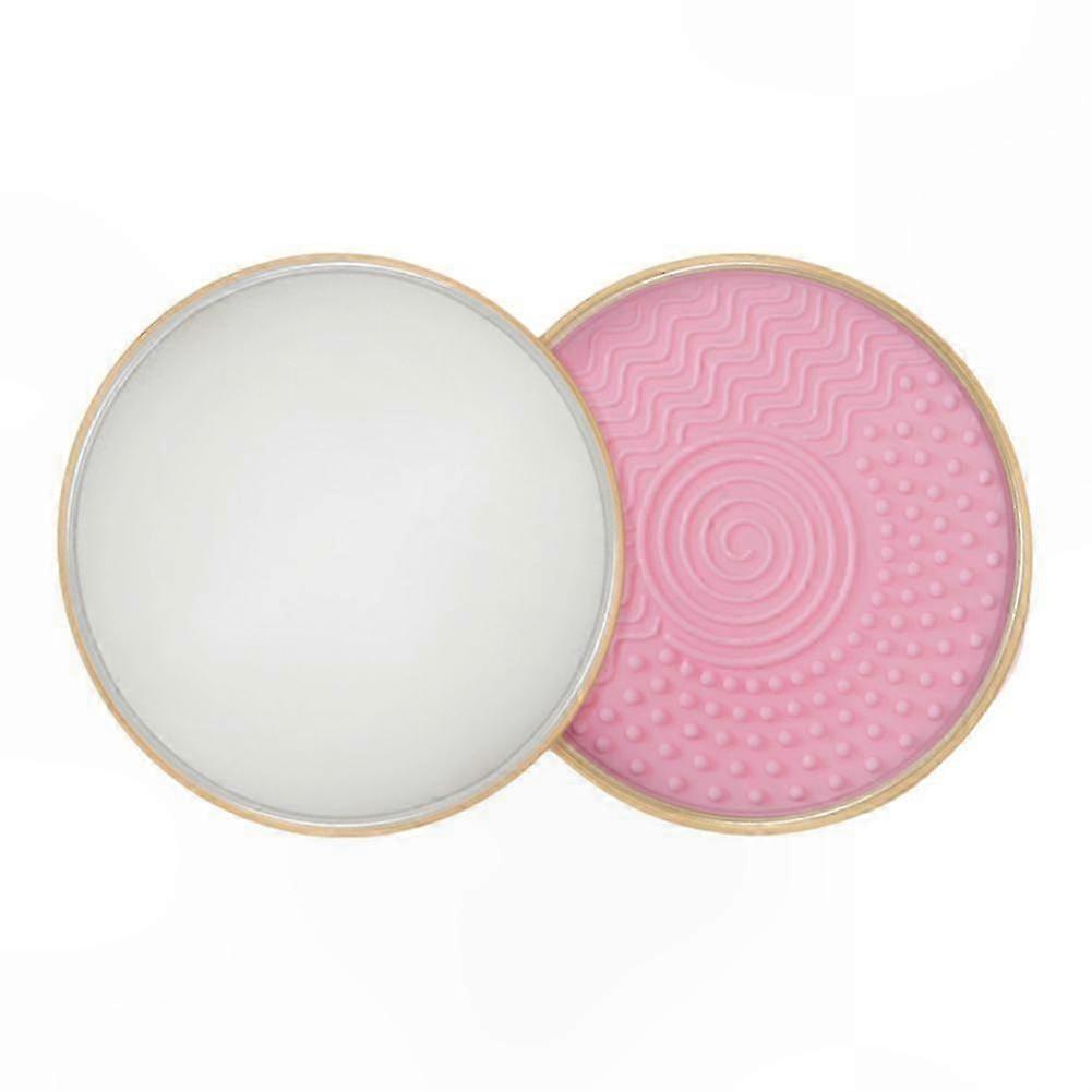 Peach Scented Makeup Brush Cleansing Soap with Cleaning Pad for Brushes