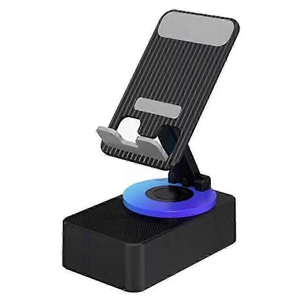 Bluetooth Audio Power Phone Holder, Phone Stand with Bluetooth Speaker Foldable