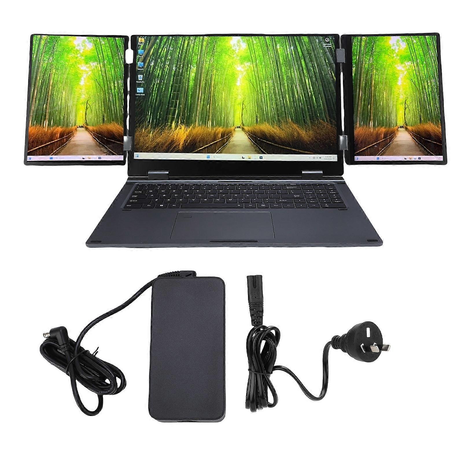 Foldable Triple Screen Laptop with 16GB RAM, 2TB SSD, Windows 11 Pro, WiFi 6, Facial Recognition