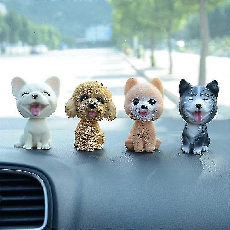 Auto Lovable Dog Action Figure Shaking Head Wobble Head Nodding Head Toy Dashboard Decorat
