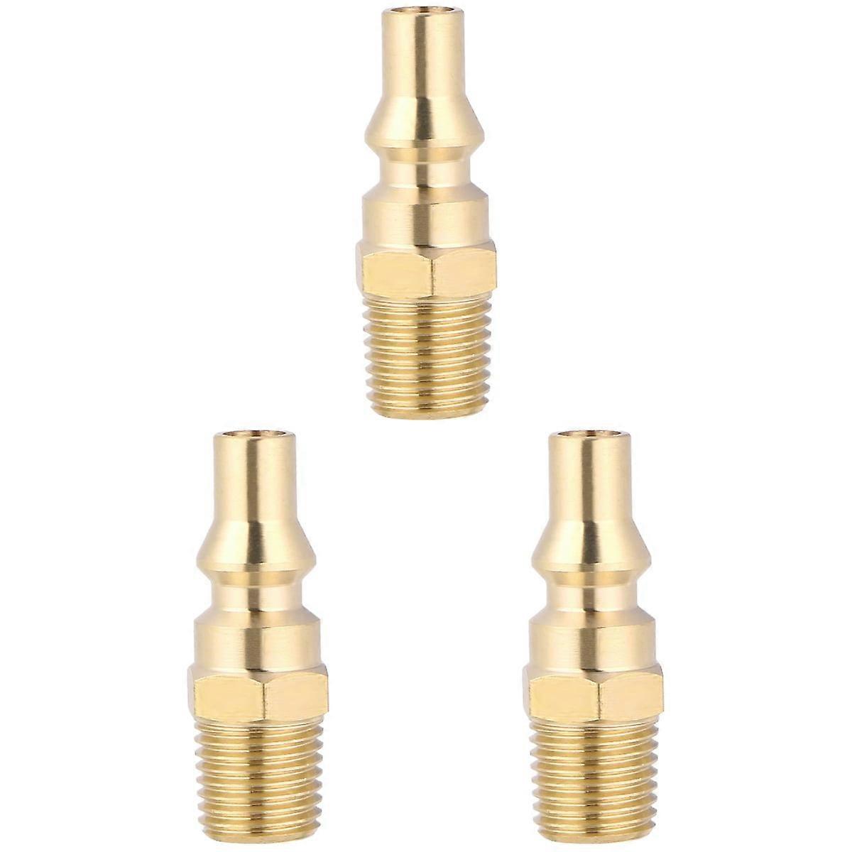 Rv Accessories Set of 3 Propane Quick Regulator Shutoff Connector Valve