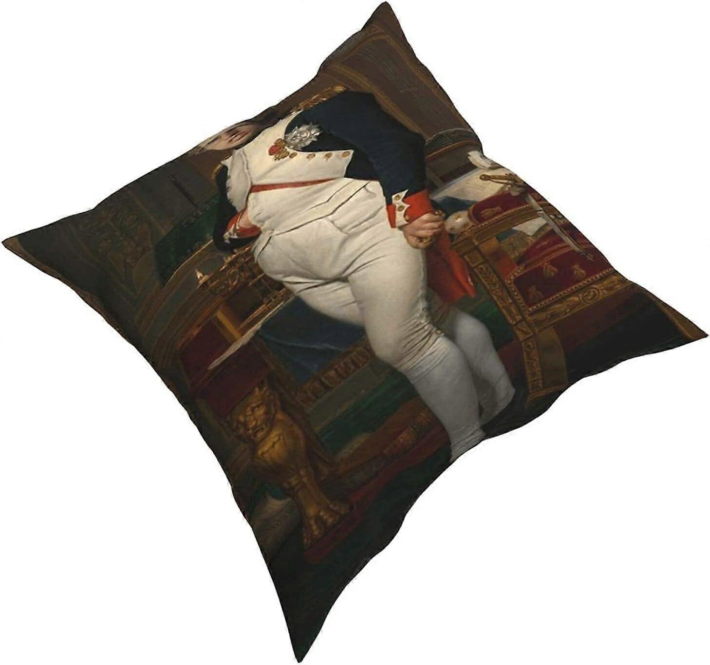 v1477ナポレオンダイナパルテタペストリー枕カバーファッションスクエア枕カバークッションカバー装飾スロー枕カバー18 X 18インチ45 X 45 cm -TB1477 ij1477