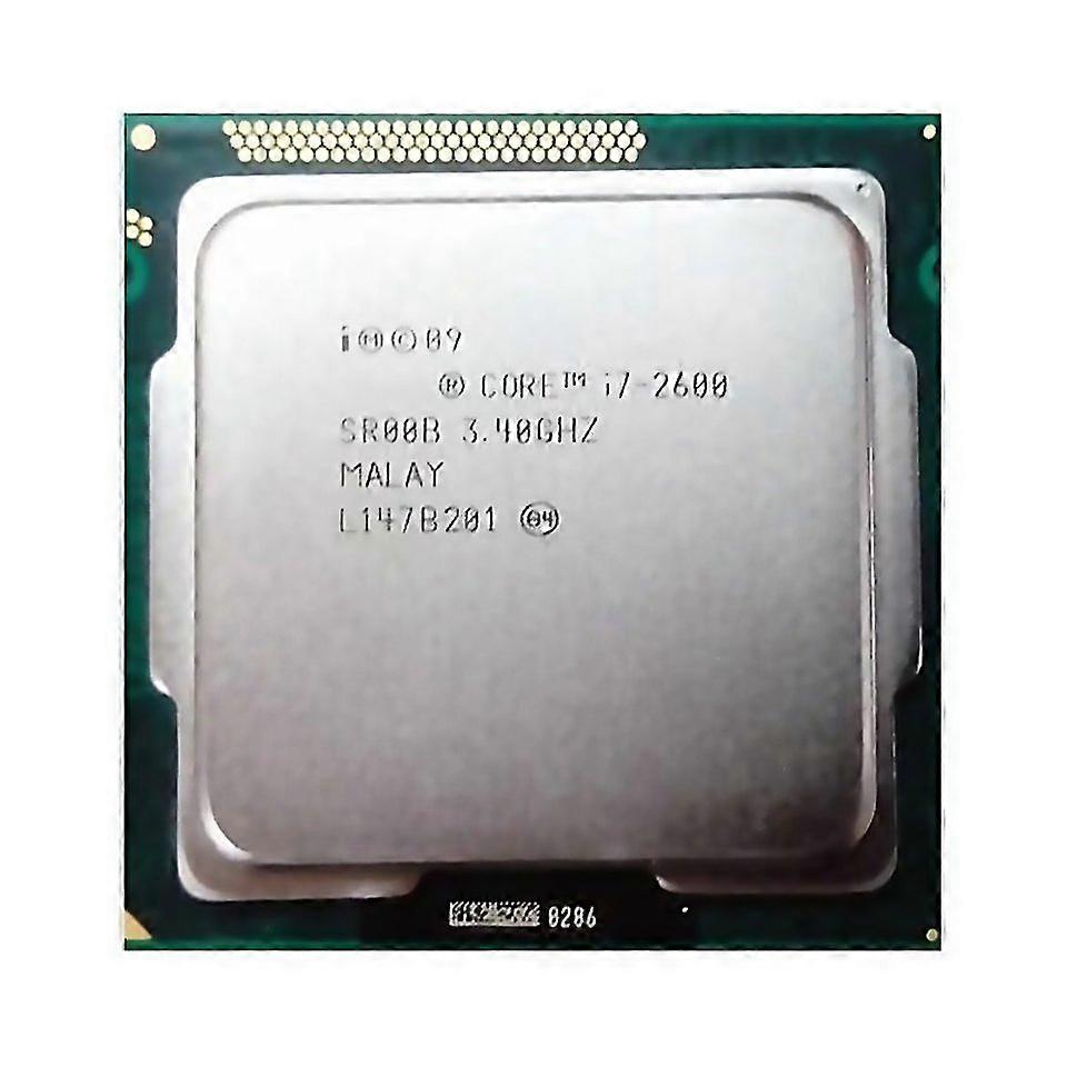For Core I72600 Cpu Socket Lga 1155 4 Cores 8 Threads 34ghz 8mb L3 Cache