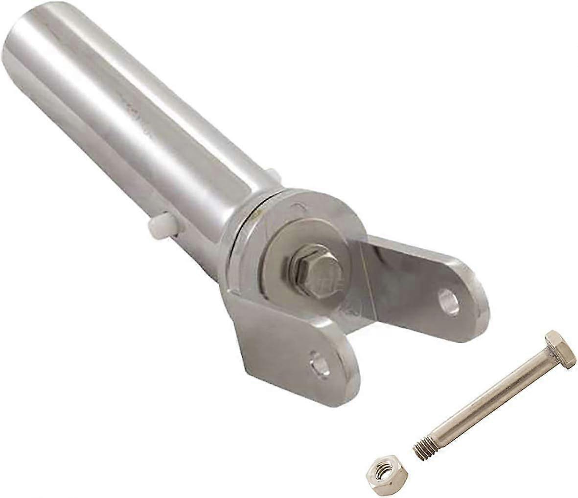 Piscina cromada metal giratório cabeça de vácuo