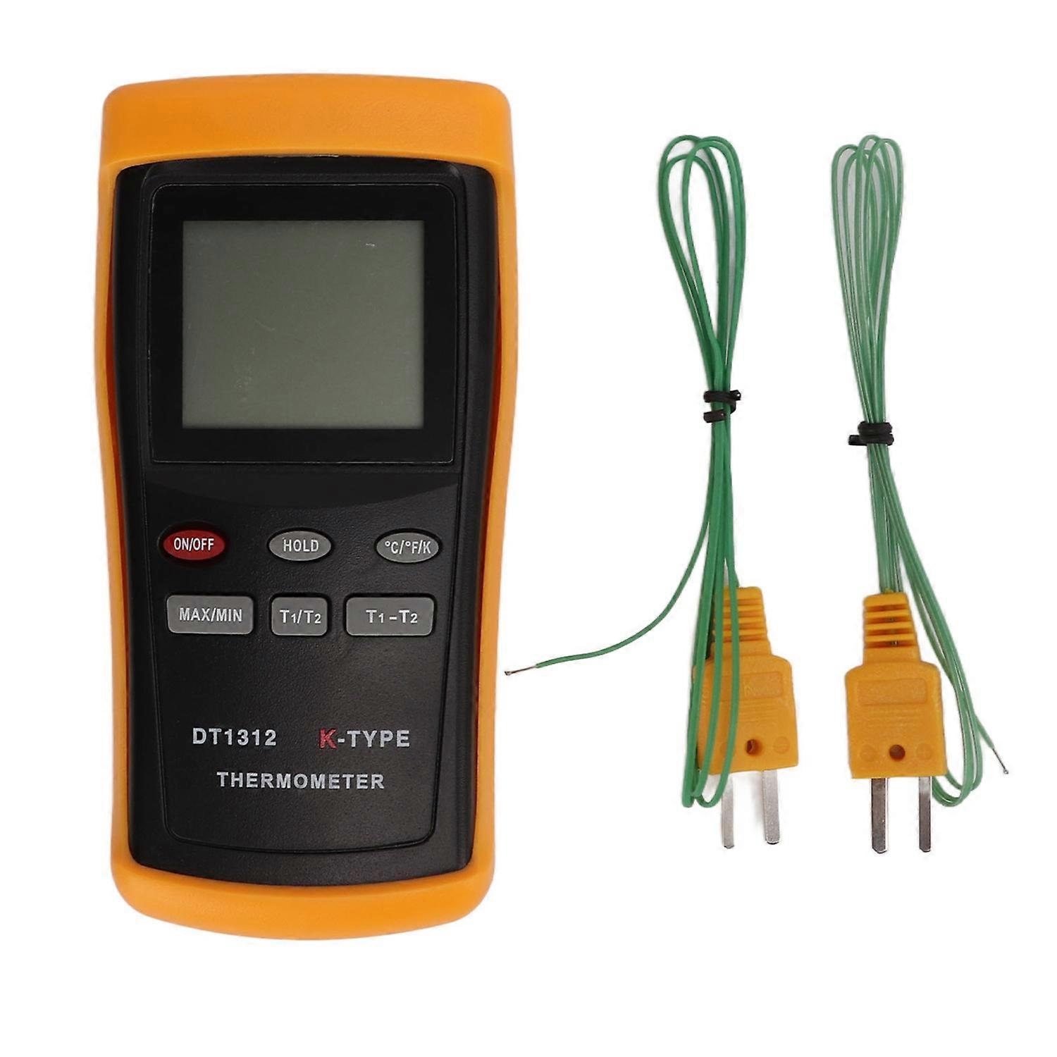 Digital Thermometer High Accuracy Measurement Multi Function Low Power Consumption 2 Channels Thermo