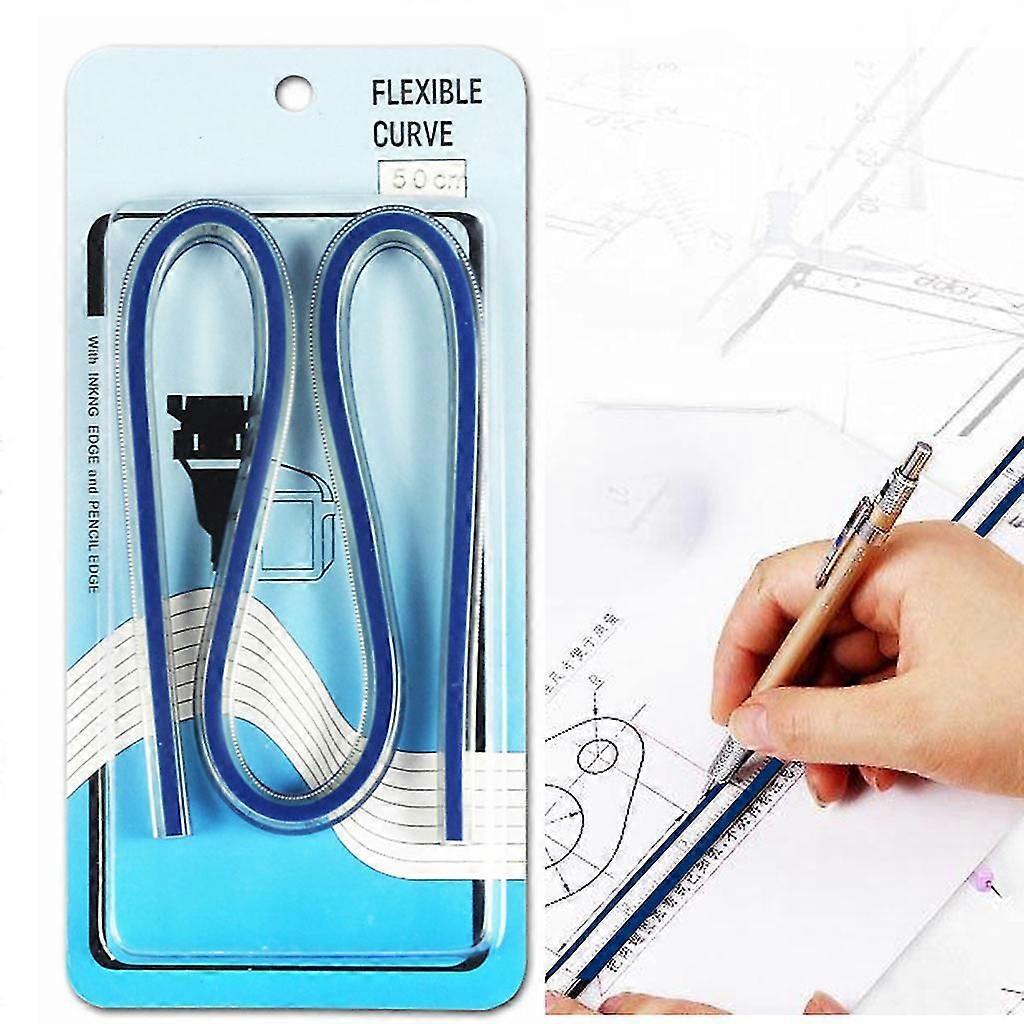 Plastic Flexible Curve Ruler Bendable Ruler Fit For Tailor Sewing And Engineering Drawing Accurate Bendable Ruler