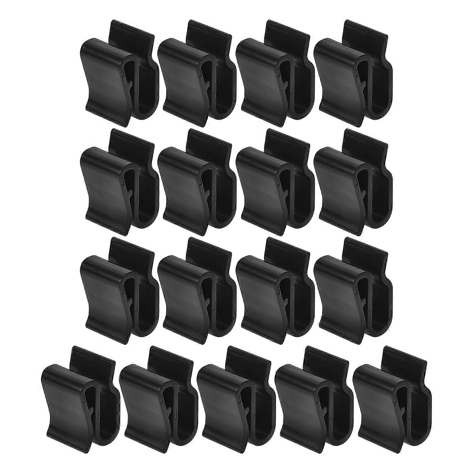 Cable Clips Solar Panel Wire Clips for Cable 50Pcs Durable Plastic Black