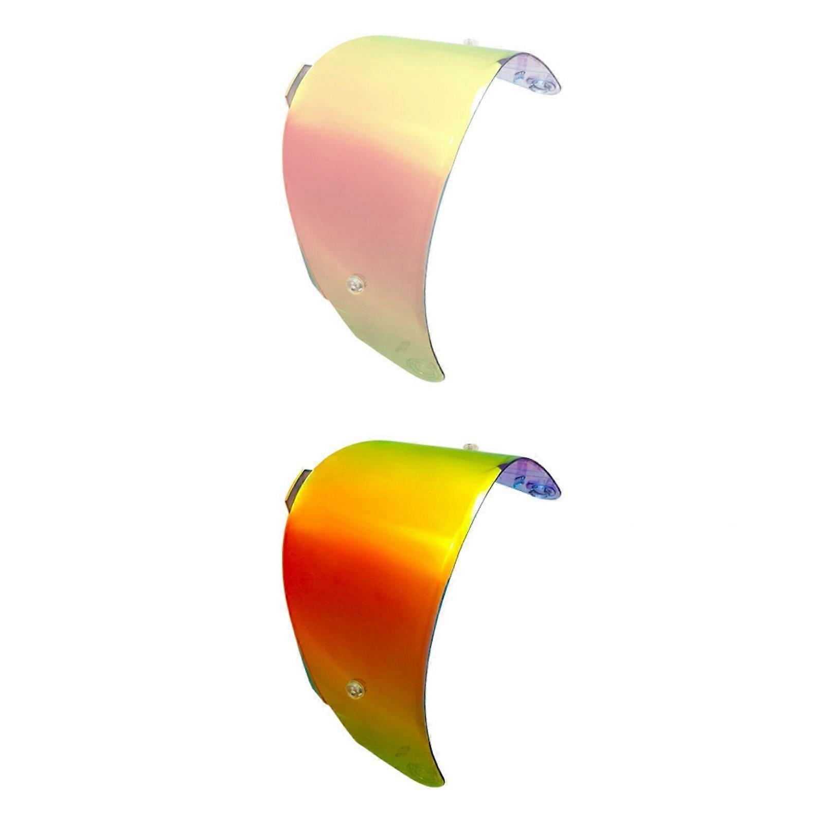 Double Purpose Headpiece Advisor For Daytime Sun Security And Night Observability Against Scratch Face Fast Release Structure  Turns dark red