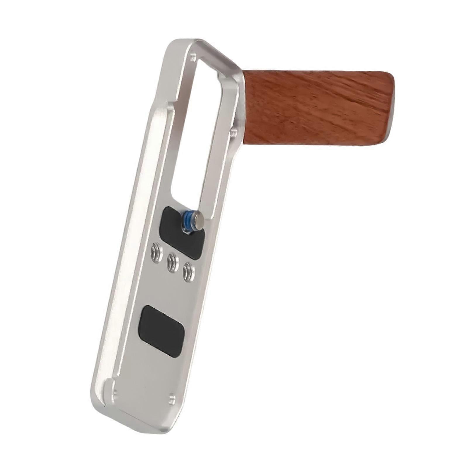 Ergonomic Wood Camera Handle Grip For XM5 for Enhances Grips and Easy Battery Access  Silver
