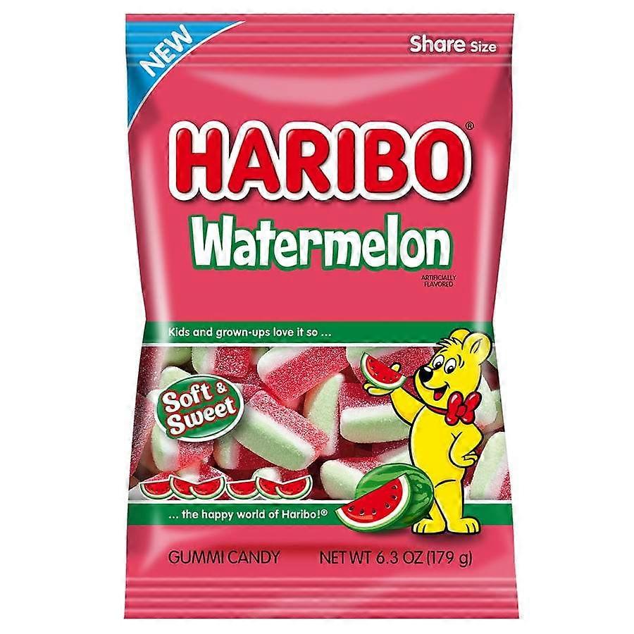 Haribo Watermelon Gummy Candy, 6.3 Oz