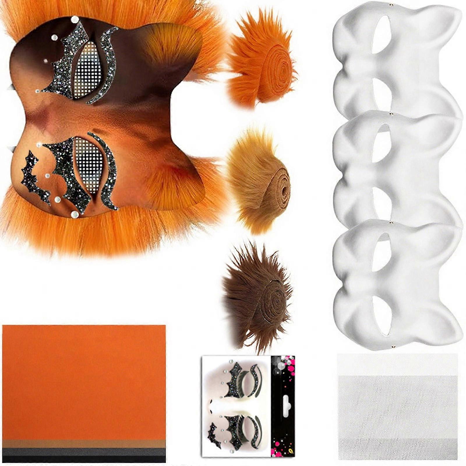 Imagination Boosting Paper Mask Making Set For Childrens Pretend Play Highlighting Travel Friendly Plan Multicolor