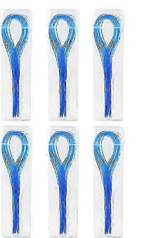 210 Pcs Dental Floss Threaders For Braces, Bridges, And Implants (pack Of 6)