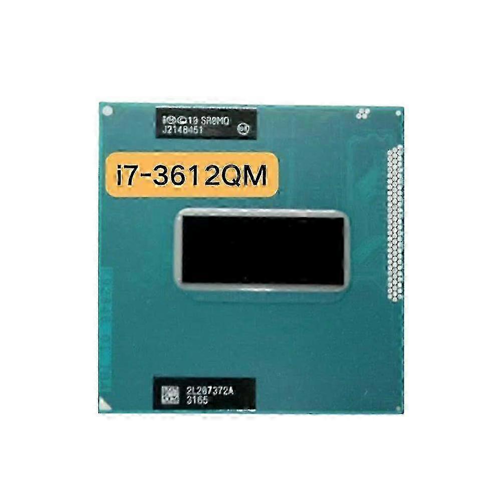 f Core i7-3612QM CPU - Socket PGA 988 4 Cores 8 Threads 2.1 GHz 6 MB L3 Cache 35W.